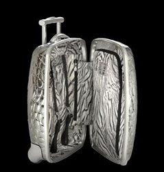 Crocodile Upright Silver